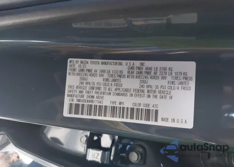 2024 Mazda Cx-50 2.5 S Premium Plus Package from USA, damaged, VIN 7MMVABEM4RN171943